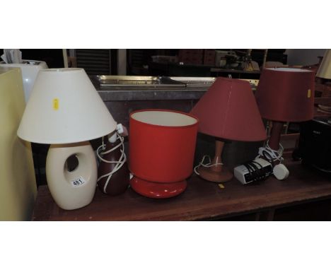 Quantity of Table Lamps, Alarm Clock etc 
