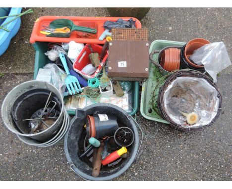 Quantity of Plant Pots, Garden Tools etc 