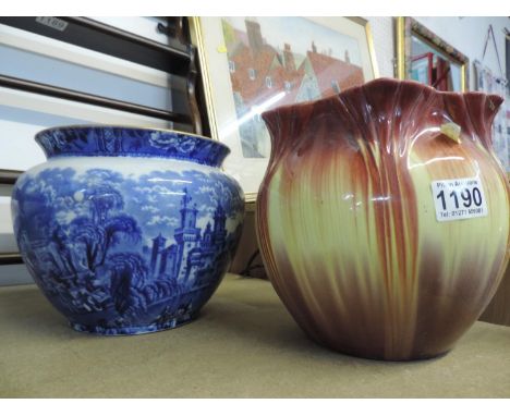 2x Ceramic Planters 