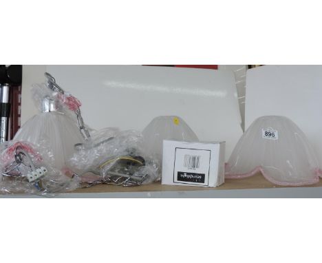 Quantity of Shades and Light Fittings - New 