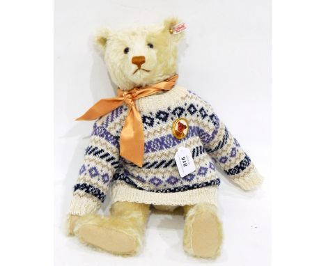 A modern Steiff plush teddy bear 