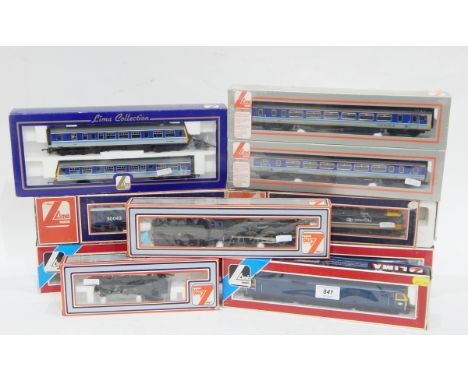 Various boxed Lima including Intercity Eagle, Great Western King Edward engine with tender (all boxed) (9) 