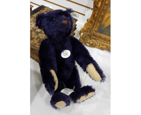 A blue Steiff bear 1909 replica 