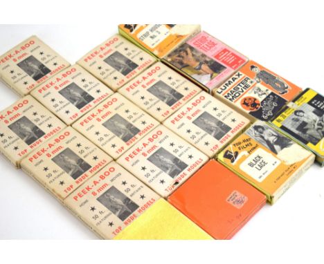 A collection of 8mm saucy projector slides by Peek-a-boo and others