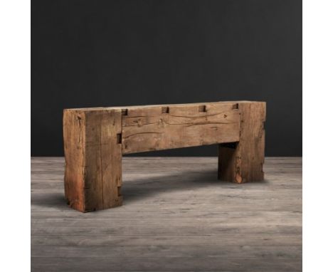 Beam Console Table Built With Character, The English Beam Is Handcrafted From Genuine Reclaimed Beams That Once Supported The