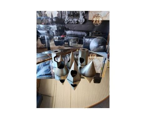 Sculpture -   Academie Shadow A Set Of 6 x Various Cast Steel Sculptures Objets d'Art Decorative Accessories MSRP £137