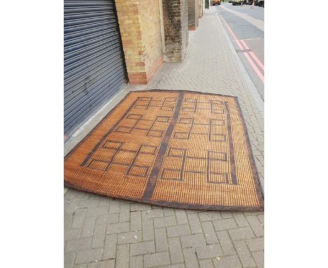 Nobel Souls Sahara Caravan Area Rug Large Bamboo Made In The Early 20th Century By Nomadic Tribes In The Trans-Sahara Region 