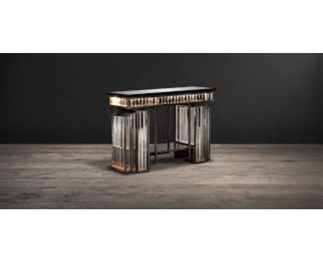 Rex Console Table Show-Stopping Glamour Inspired By 1920s Hollywood, When Douglas Fairbanks And Mary Pickford Ruled The Silve