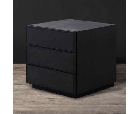 Monaco Side Table Rango Graphite Leather  A Contemporary Take On The Romance Of Train Travel And The Nostalgia Of Beautifully