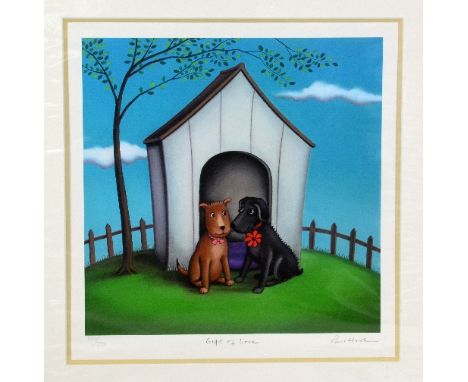 AFTER PAUL HORTON, 'THE GIFT OF LOVE', a limited print 253/295, signed, titled and numbered in pencil with certificate, unfra