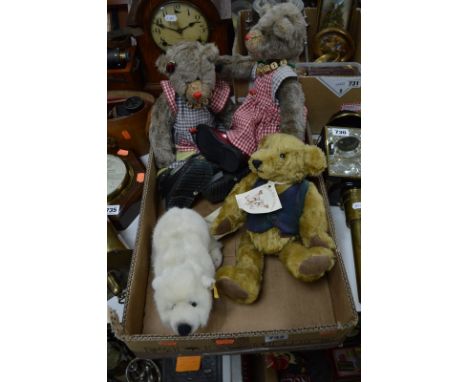 TWO OOPS-A-DAISY COLLECTORS BEARS, a Steiff polar bear (062841) and Brimley Bear Company Grandad Gordon bear