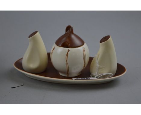 CARLTONWARE CRUET (not a set but similar) (3)