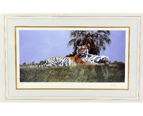 AFTER SPENCER HODGE, 'SLEEPING IT OFF', a limited edition print 292/500, signed and numbered in pencil, unframed, 48cm x 27cm