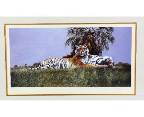 AFTER SPENCER HODGE, 'SLEEPING IT OFF', a limited edition print 290/500, signed and numbered in pencil, unframed, 48cm x 27cm
