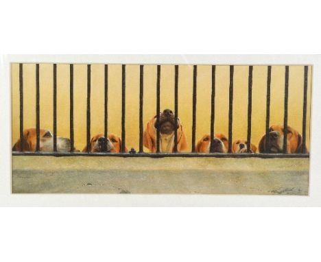 AFTER JOHN SILVER, 'JAILHOUSE ROCK', a limited edition print 16/395, signed and numbered in pencil unframed, 75cm x 33cm