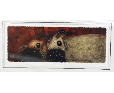 AFTER GOVINDER NAZRAN, 'WHY CAN'T I BE WITH YOU', a limited edition print, 78/295, signed, titled and numbered in pencil, wit