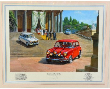 AFTER TONY SMITH, 'ITALIAN JOB - TO HAVE AND TO HOLD', a limited edition print 120/850, signed and numbered in pencil, with c