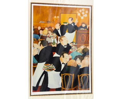 AFTER BERYL COOK, 'CHARTIERS', a limited edition print 289/300, signed, titled and numbered in pencil, unframed, 84cm x 59cm