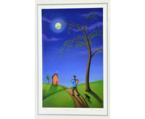 AFTER PAUL HORTON, 'FOLLOW A DREAM',  a limited edition print 45/295 signed, titled and numbered in pencil, 45cm x 29cm