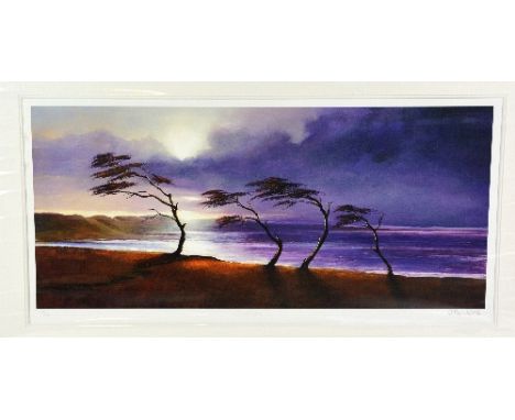 AFTER JONATHAN SANDERS, 'SOLITUDE I', a limited edition print, 33/395, signed titled and numbered in pencil, unframed, 78cm x