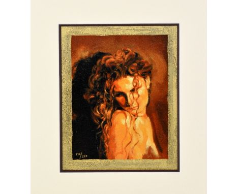 AFTER MARK SPAIN, 'HEAD STUDY I', a limited edition print, signed and numbered 173/250, with certificate, unframed, 27cm x 22