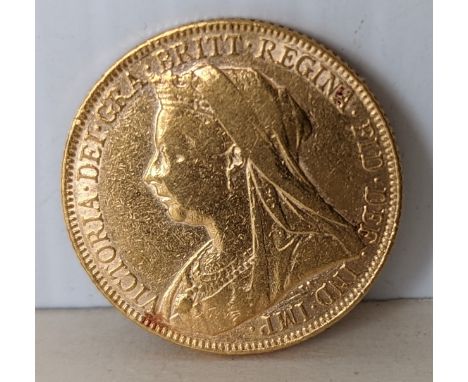 A Victorian gold full sovereign, 1900