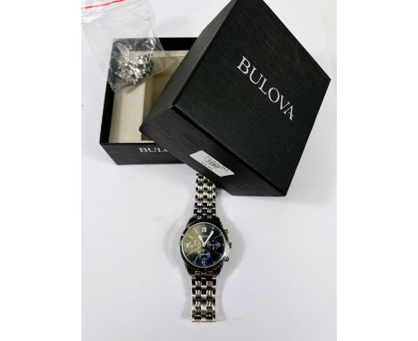 A BULOVA gent's quartz chronometer watch 