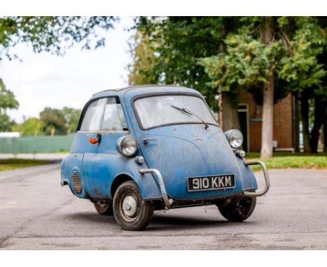 1960 BMW Isetta 300 Transmission: manualMileage:The Isetta is an Italian-designed microcar built under licence in a number of