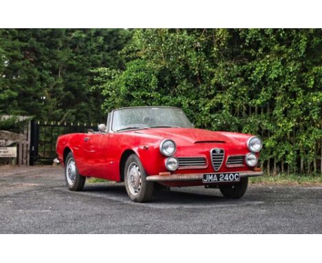 1965 Alfa Romeo 2600 Touring Spider Transmission: automaticMileage:51335The Alfa Romeo 2600 (designated 106 series) was Alfa 