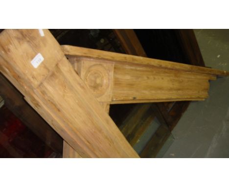 Antique pine fire surround