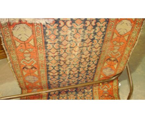 Semi antique Persian wool runner carpet 370 cms x 110 cms