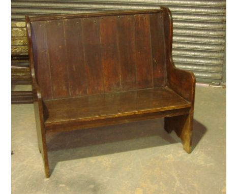 Vintage oak settle / bench