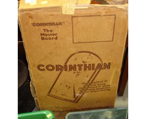 Vintage Corinthean Master board bagatelle in original box