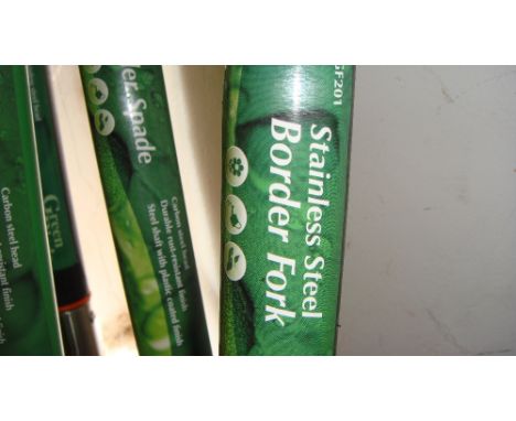 Stainless steel border fork and spade