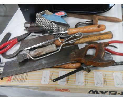 A quantity of tools. 