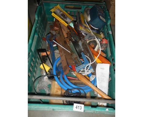A box of tools. 