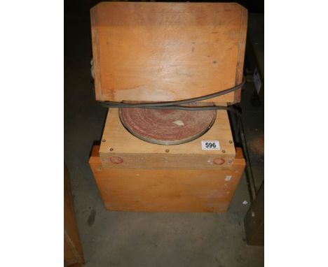 A home made table sander. 