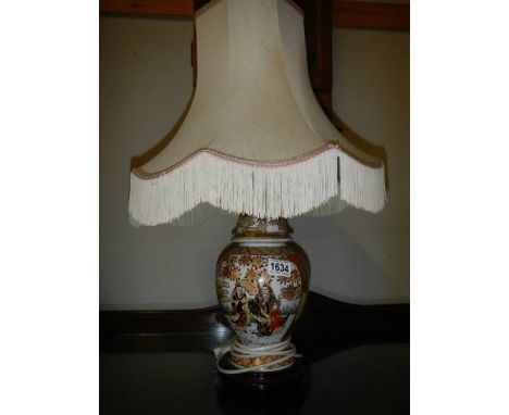 A Chinese style table lamp.