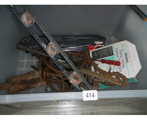 A box of tools. 