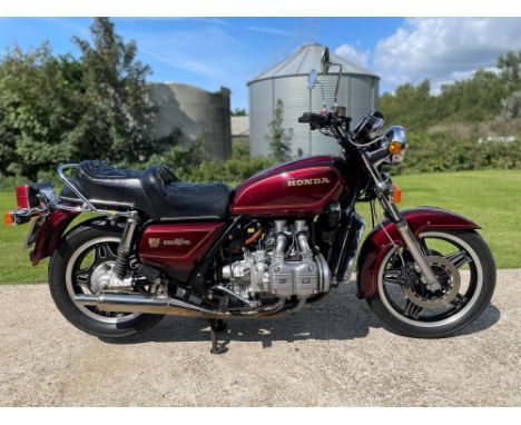 Handsome second-generation SCO2 1,100cc Gold Wing in good condition. Developed in the early 1970s as a 1,000cc and still in p