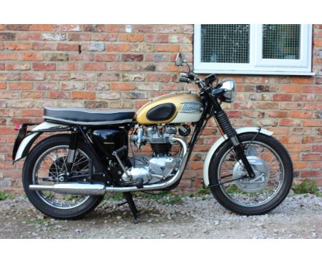 USA model T120R being offered with No Reserve. The T120 Bonneville 650 was introduced in 1959 and its namesake is still in pr