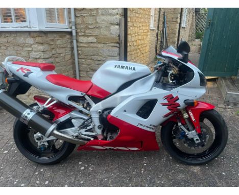 A stunning example of Yamaha's legendary R1, in Competition White and Vivid Red with just 7,900 miles. The third and final gr