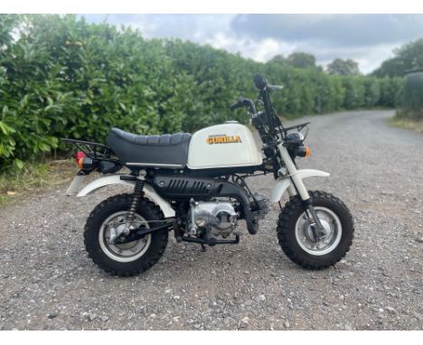 Original Z50J Gorilla, currently Isle of Man registered. The Gorilla was a variant of the popular 'Monkey Bike' Z50 seriesThi