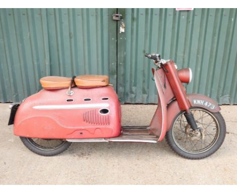 Lovely condition DKW Hobby Scooter being offered at No Reserve. Introduced by DKW in 1954 and an amazing 44,000 were produced