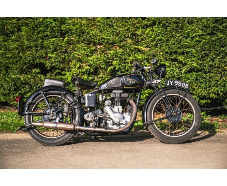 Soon to feature in a remake for the BBC of Enid Blyton's The Famous Five. This delightful 346cc Model G is unrestored and has