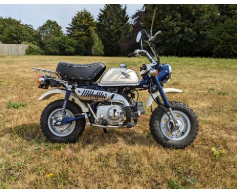 Rare fuel-injected Z50JC Monkey with just 2,007km. The fuel-injected Z50 was produced for the Japanese Market onlyA collector