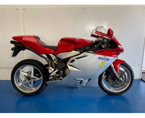 Low mileage, original 2004 MV Agusta 1000 F4. Launched in 2004, the F41000S blended a monster engine, God-given handling and 