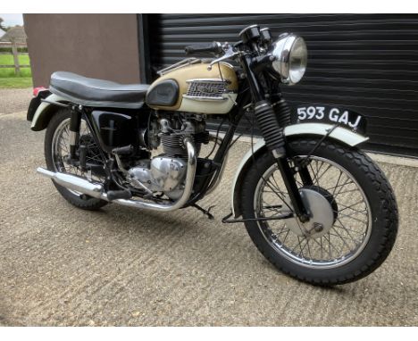 Nicely presented 'non bikini faired' Tiger T90 being offered with No Reserve. The sporty looking Triumph T90 was developed fr