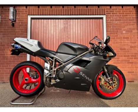 The most collectable of the Ducati Sennas produced, the 916 Senna 1 - #146/300. Senna-inspired 916 introduced after his death