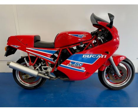 **Please note there are no keys with this motorcycle but they can be easily replaced**A rare 750 Sport, UK-registered from ne